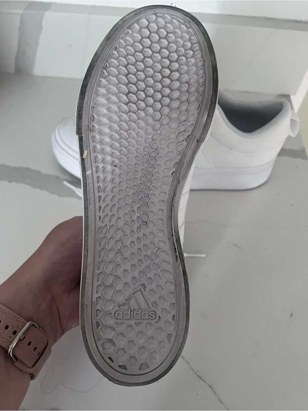 adidas clean white